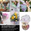 Colored Cellophane Film 15mX40cm Cellophane Sheet Thick Wrapping Paper Wrapping Roll Rainbow Cellophane Gift Basket Flower Wrapping Paper Hologram