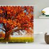 3d Printed Natural Forest Landscape Shower Curtain Waterproof Fabric Waterfall Bathroom Curtains Wall Decoration Large 300x180