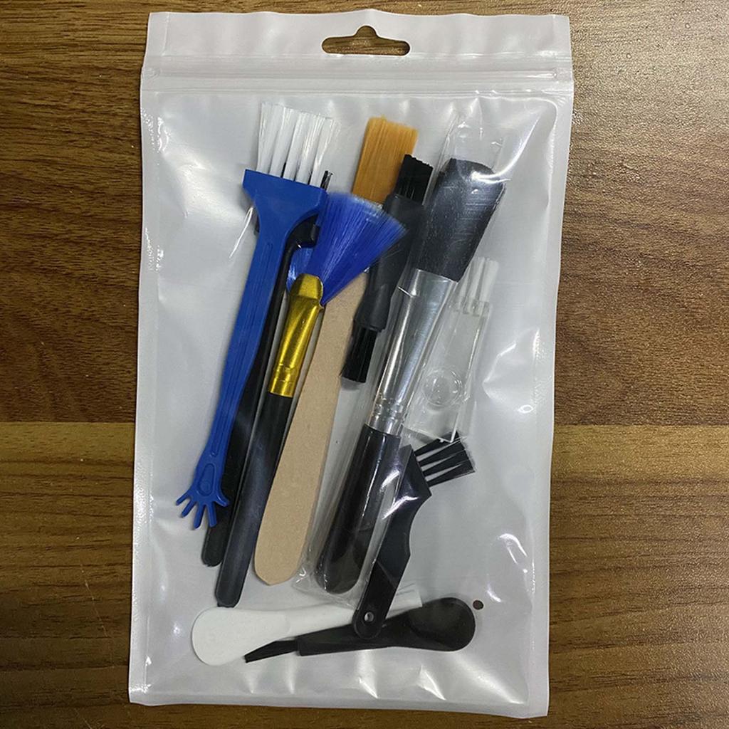 Набор щеток для удаления пыли Инструмент для чистки зазоров клавиатуры ноутбука 10 уникальных форм и размеров Удаление пыли для уборки дома