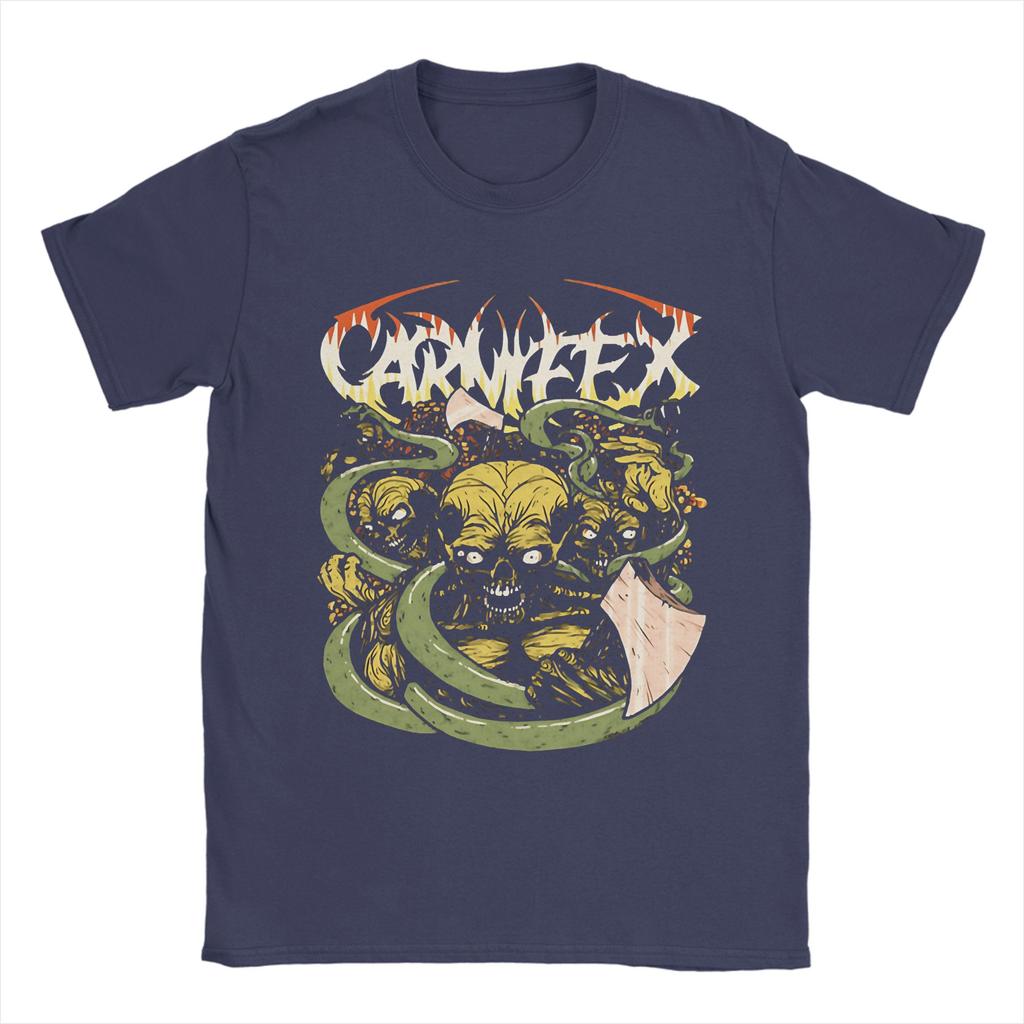Amazing Carnifex Band T Shirt Summer 100 Cotton T Shirts For Unisexs Harajuku Print Tee Shirt Short Sleeve Vintage Top Tees