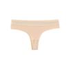 Sexy Women's Cotton Thong Low-Waist Lace Trim G-String Soft Breathable Snug-Fit Panties