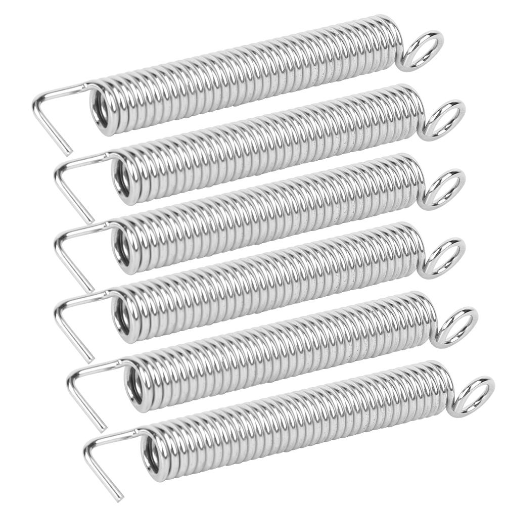 6 шт. Пружины натяжения тремоло Гитарный ретро вибрато Пружина натяжения струны для Fender Stratocaster ST