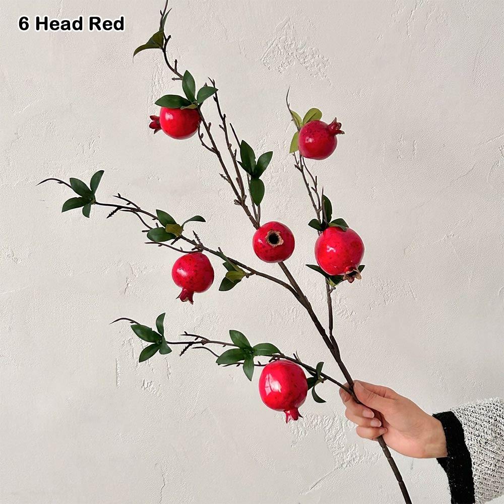 Simulation Artificial Pomegranate Long Branch Artificial Plants Garden Decoration