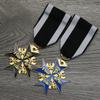 Германия, прусский дубовый лист, синий Макс за заслуги, Мальтийский крест, медаль за отвагу, копия значка