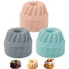 12PCS/Set Mini Cake Pan Non Stick Silicone Cupcake Liners Pumpkin Shape Mold Donuts Cornbread Jellies Dessert Baking Tray