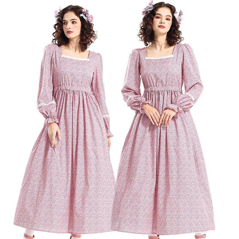 Карнавальный костюм на Хэллоуин для маленького домика Prairie Pioneer Olden Day Girl Laura для ролевой игры Косплей Нарядное вечернее платье