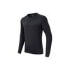 Однотонная футболка с принтом логотипа бренда, круглый вырез, мужские топы, черный, 152245401-3