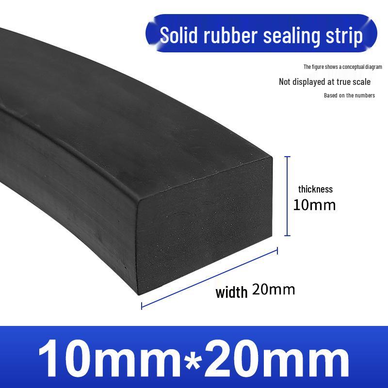 Nitrile Rubber Strip: Oil & Pressure-Resistant Shock Absorbing Glass Pad for Sealing & Joint Support