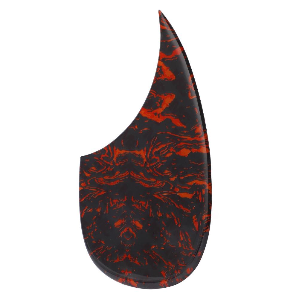 40/41in Size Guitar Pickguard Red Flame Self Adhesive Pickguard For Acoustic Guitars