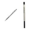 Шариковая ручка Staedtler, на масляной основе, серия Silver, 0,8 мм, 1 шт., 425 25F-9 и Стержень для шариковой ручки, на масляной основе, 0,8 мм, 1 шт., 458 F-9