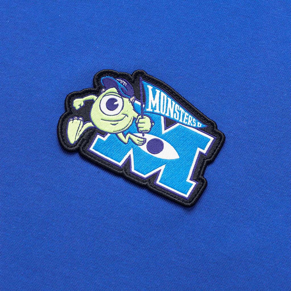 Футболка унисекс с коротким рукавом и круглым вырезом Li Ning X Disney Monsters University Collaboration, свободного покроя, светло-голубого цвета AHSU497-4