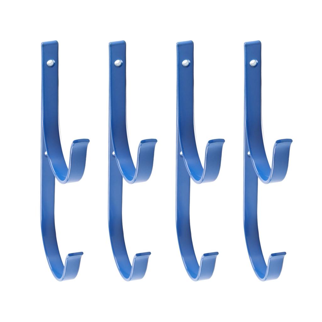 4 Sets Pool Pole Hanger Professional Aluminium Alloy Pool Holder Hook for Poles Brushes Vacuum Hoses Garden Tools