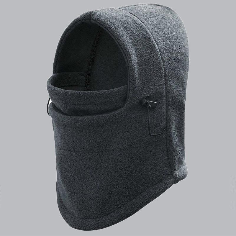 Зимняя ветрозащитная флисовая велосипедная шапка и лыжная маска