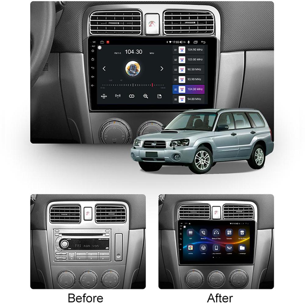 Автомобильный радиоприемник Carplay для Subaru Forester SG 2002-2008 Android мультимедийный видеоплеер GPS-навигация WIFI 2 + 32 ГБ