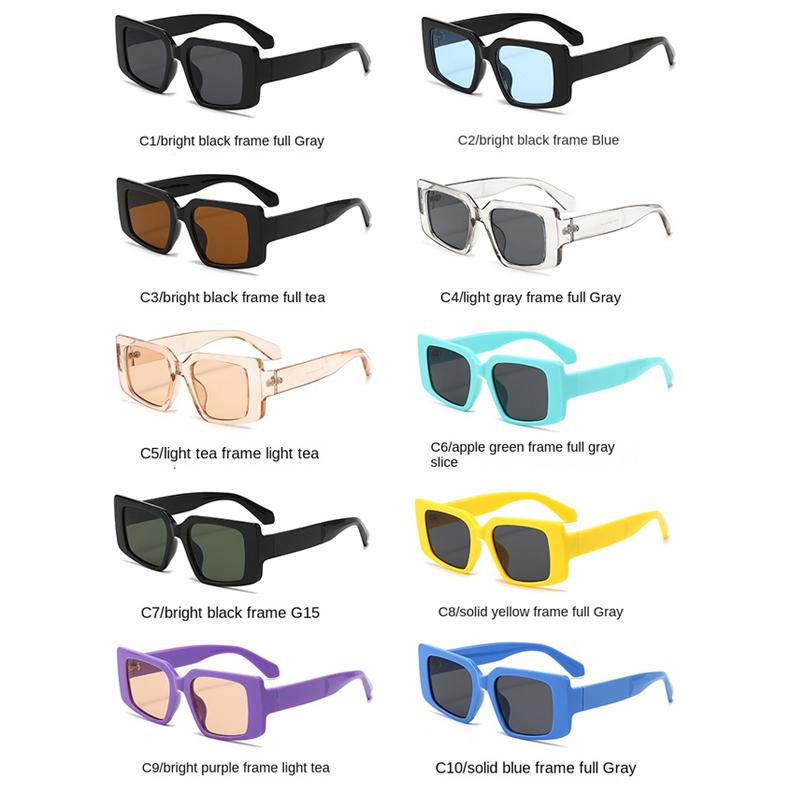 Модный бренд винтажные квадратные солнцезащитные очки женские мужские ретро роскошный дизайнер черные солнцезащитные очки UV400 унисекс очки