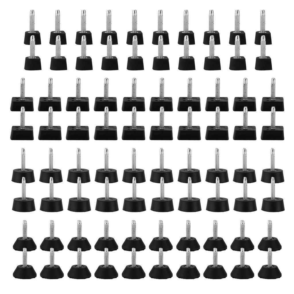 80Pcs High Heel Tip TPU Polyurethane Iron Mute Convenient Comfortable Shoes Repairing Accessories