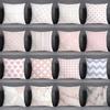 Office Living Room Home Pillowcase Pink Fresh Pattern Pillowcase Car Ornaments