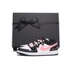 Air Jordan 1 Нескользящее покрытие Низкие винтажные баскетбольные кроссовки Женские Черно-розовые DC0774-101(Team59-SBOX)