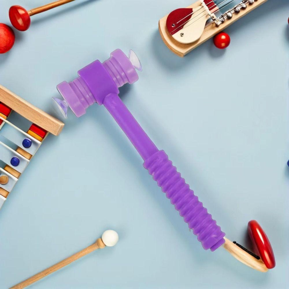 Parent-Child Suction Cup Hammer Learning Knock Suction Table Party Game  Kindergarten Toy