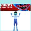 Poppy Playtime Хагги Вагги Папа Косплей Комбинезоны Маска Костюм для вечеринки Наряды Идеально подходят для косплей-вечеринок и Хэллоуина!