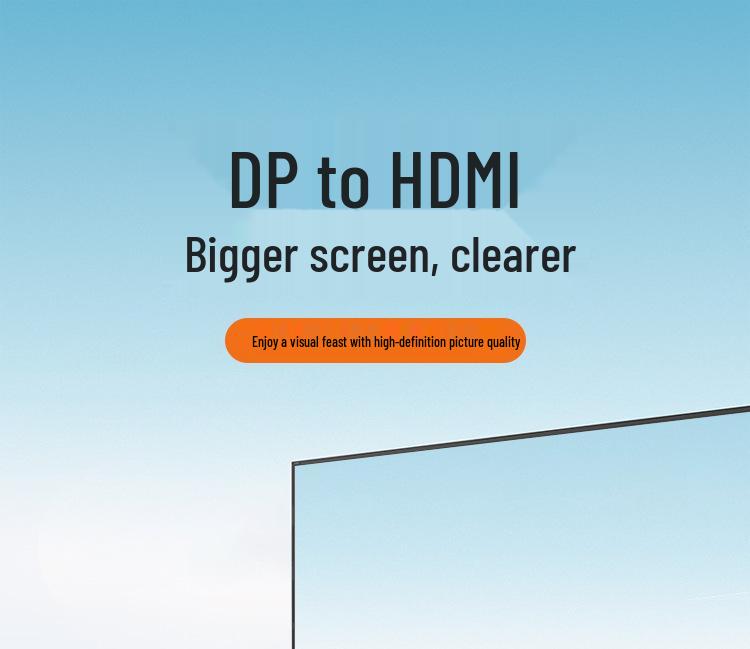 8-жильный адаптер-кабель DisplayPort на HDMI 4K