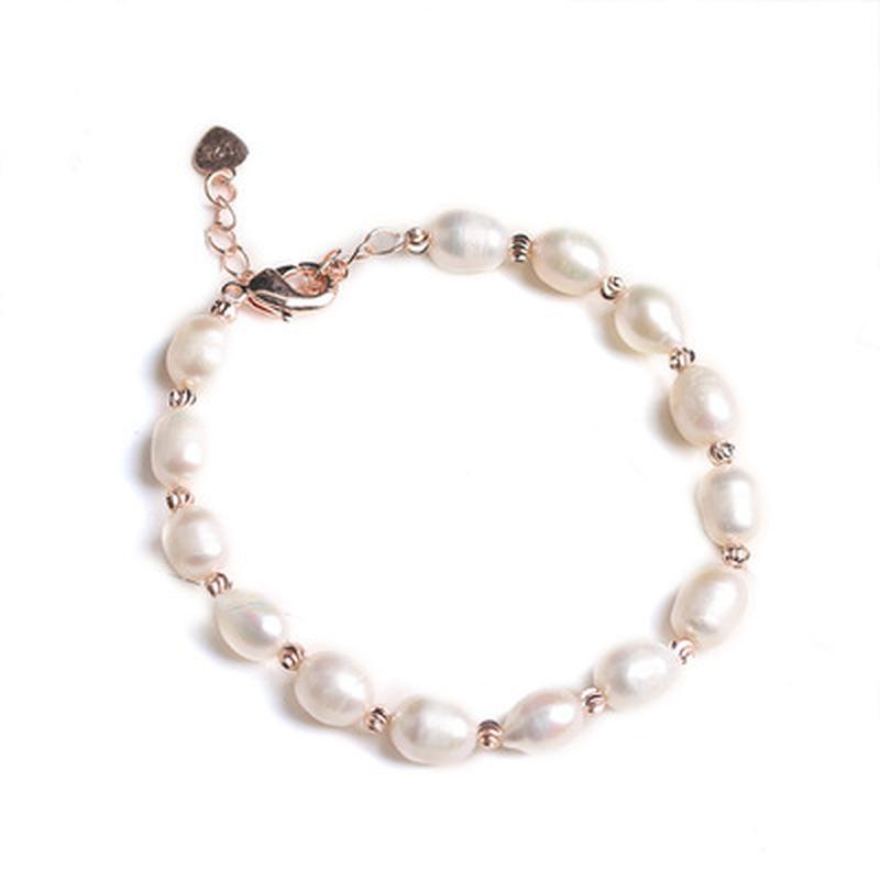 Винтажный имитационный жемчужный браслет с подвесками для женщин, роскошный стильный браслет простоты ювелирных изделий