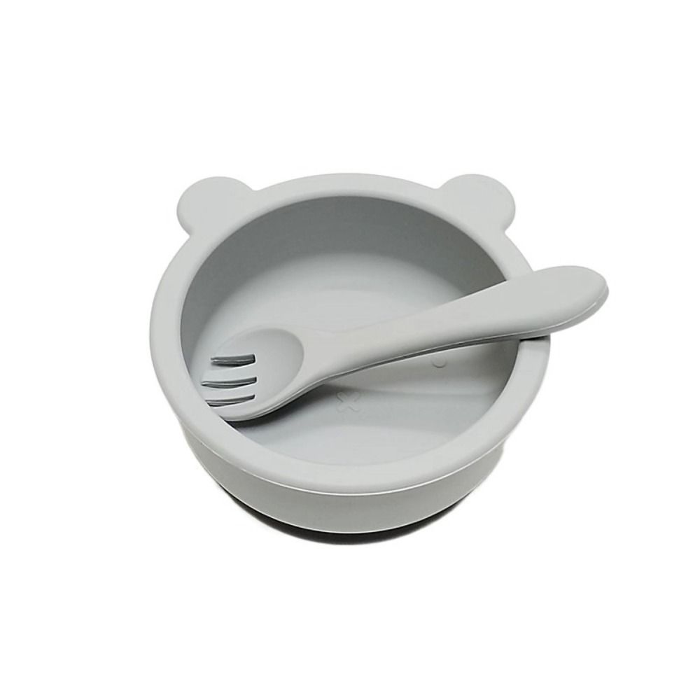 Waterproof Silicone Suction Bowls Flexible Feeding Bowl Set Feeding Tableware Learning To Eat