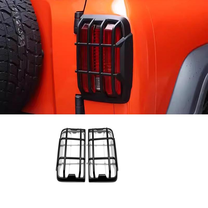 For Great Wall GWM WEY Tank 300 Black Door Handle Rearview Mirror Glass Wiper Foglight Headlight Taillight Cover Trim