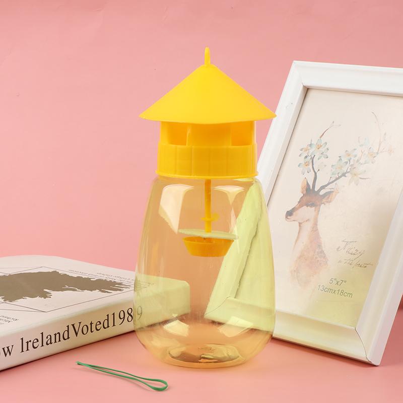 Fruit Fly Trap Killer Plastic Yellow Drosophila Trap Fly Catcher Pest Insect Con