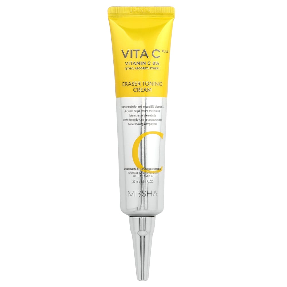 MISSHA Vita C Plus Eraser Toning Cream 30ml - Тонизирующий крем-ластик (1,01 жидкая унция)