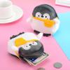 Soft Plush Mini Cartoon Wallet Cute Little Penguin Coin Purse Kawaii Data Line Bag Durable Coin Purse Accessories