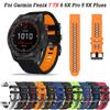 Силиконовый быстросъемный ремешок 22 мм/26 мм для Garmin Fenix 7 7X 6X 5X Epix Gen 2 Forerunner 965 955 935 945 Amazfit Falcon Band Браслет Ремень