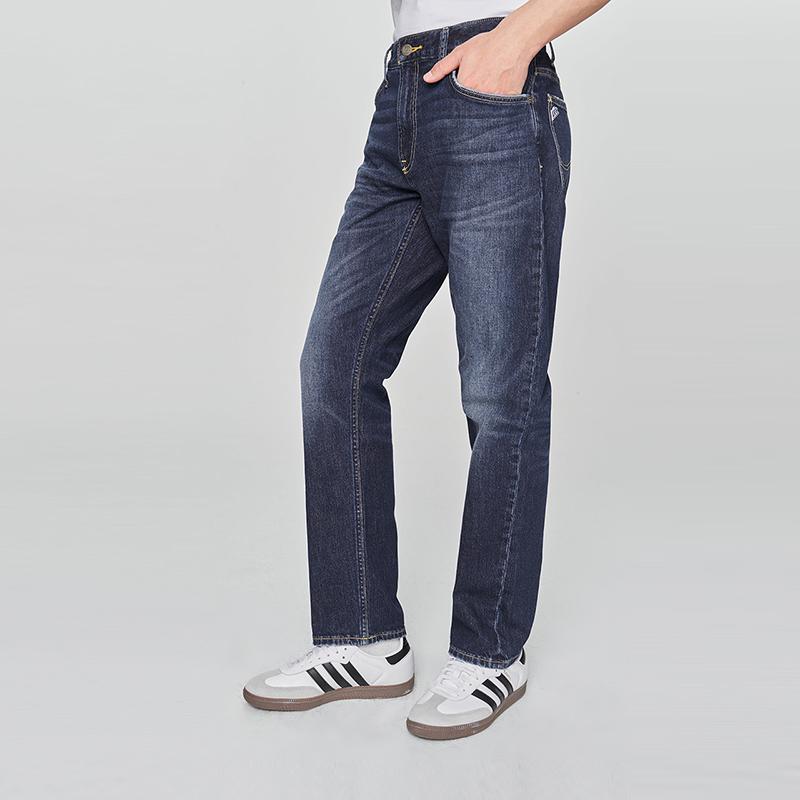 Lee Jeans Men's Dark Blue Moderate Tapered Pants LMB251741207707A06537