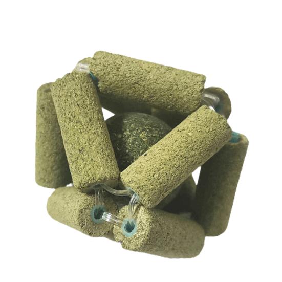 Catnip Toys Natural Silvervine Stick Cage Ball Catnip Ball Toy Pet Teeth Cleaning Molar Tool Cat Chew Toy for Indoor Cats