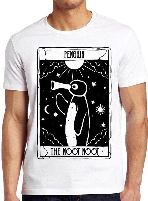 Пингвин Пингу из Таро Радужный Пингвин Смешной Крутой Подарок Футболка T-Shirt 2100