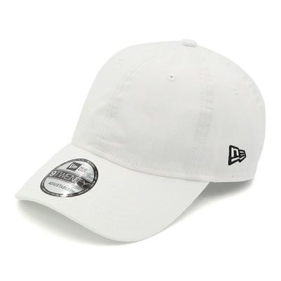Кепка New Era 9TWENTY Cross Strap из стираного хлопка, базовая белая