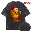 67 Banana Cat Christmas Ironic Six Seven Brainrot Printed T-Shirt Streetwear Tops & Tees Punk Style