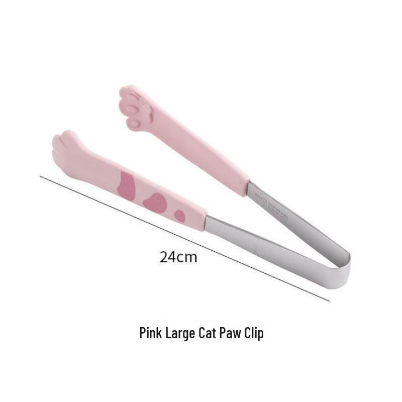 Creative Cat Paw Stainless Steel Food Tongs
