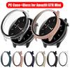 PC Case+Glass for Amazfit GTR Mini Tempered Glass Screen Protector Smart Watch Bumper Frame Protector Cover for Amazfit GTR Mini