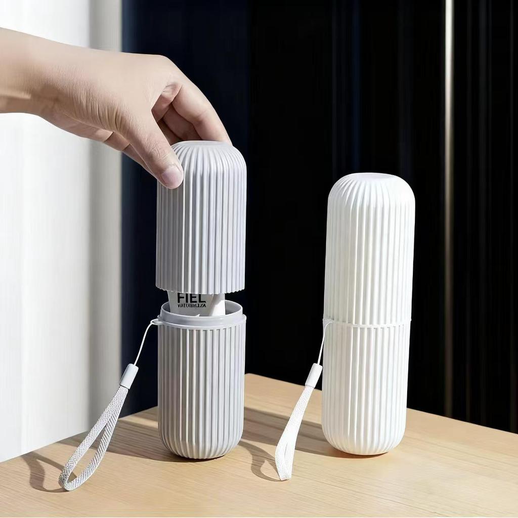 Портативный держатель для зубной щетки и стакана для полоскания рта для путешествий