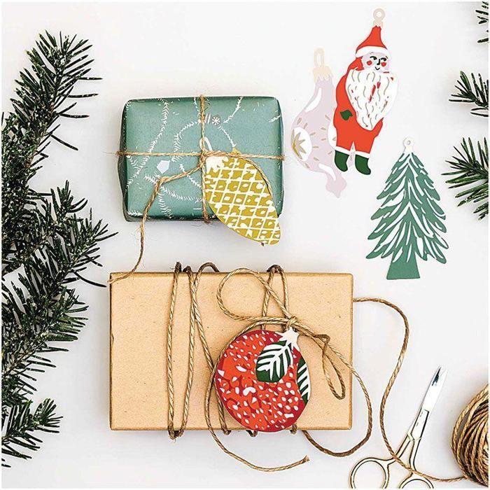 8 étiquettes pour cadeaux de Noël - Nostalgique