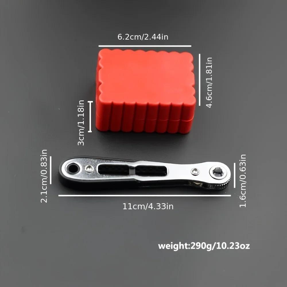 Two-way Multi-function Ratchet Screwdriver, Forward and Reverse Working Screwdriver for Tight Spaces