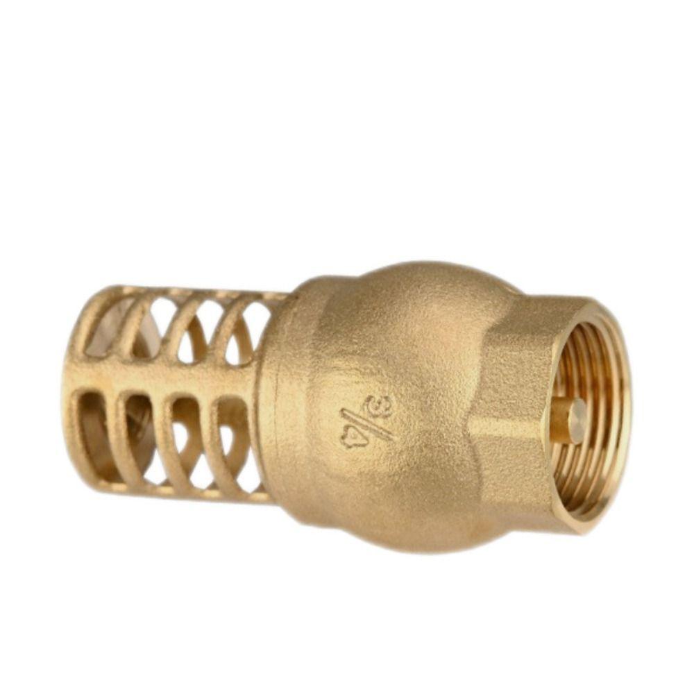 Anti Backflow Bottom Valve Female Thread Check Valve Brass Brass Foot Valve  Direct Supply