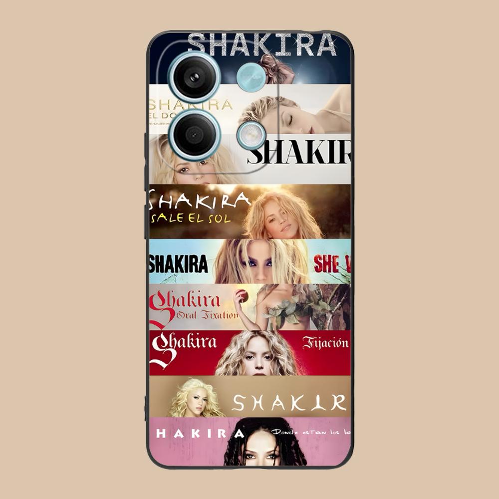 Shakira Модный матовый чехол из ТПУ для мобильного телефона Xiaomi 15 14 13 12 Mi 11 T Ultra Lite Pro S X 5G Цветная печать