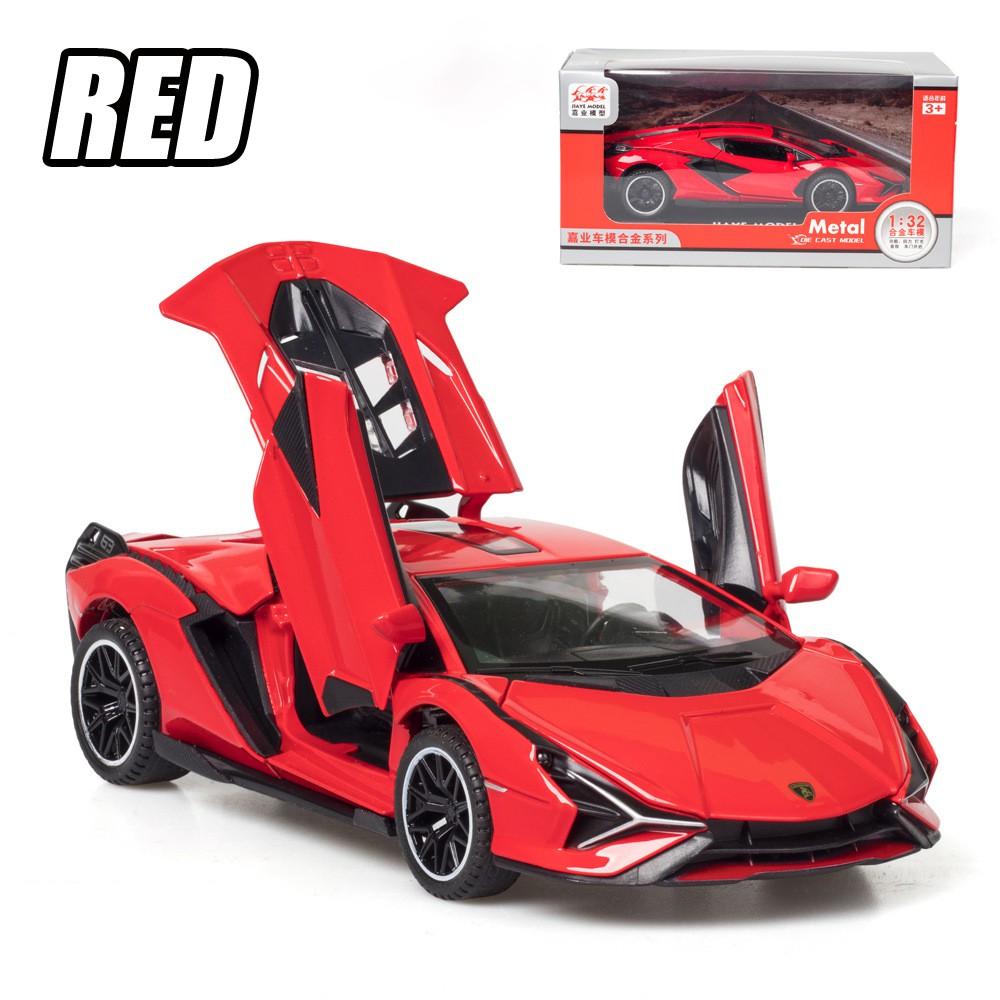 РУМ1:32 масштаба Lamborghini Sian, модель автомобиля из сплава, литая модель, световые и звуковые эффекты, игрушки для мальчиков, игрушки для детей, подарок для мальчиков, коллекция автомобилей для мальчиков