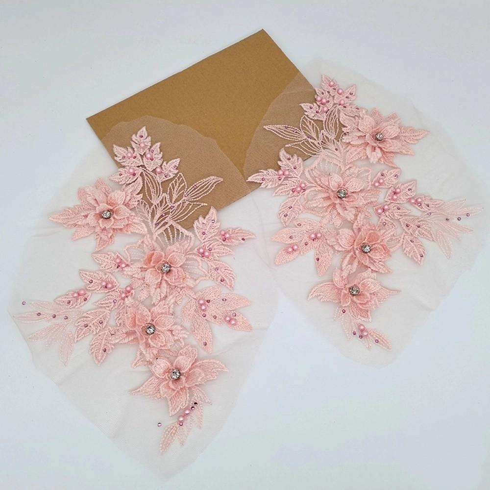 Элегантная нашивка с вышивкой пайетками, вышивка цветов, аппликация для одежды, шитье