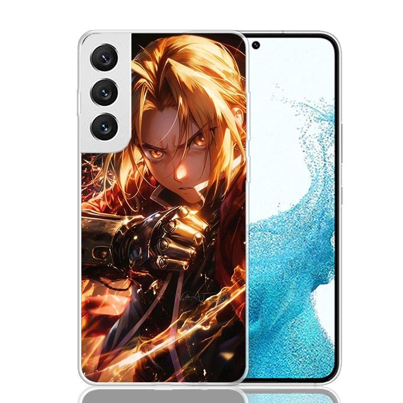 Чехол для телефона с аниме F-ullmetal A-Alchemist для Samsung Galaxy S26 S25 Edge S24 S23 FE S22 Ultra S21 Plus S20 + Fundas Cover Coque G