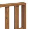 Outdoor Sofa Set 3 Piece Natural and Anthracite Solid Acacia Wood