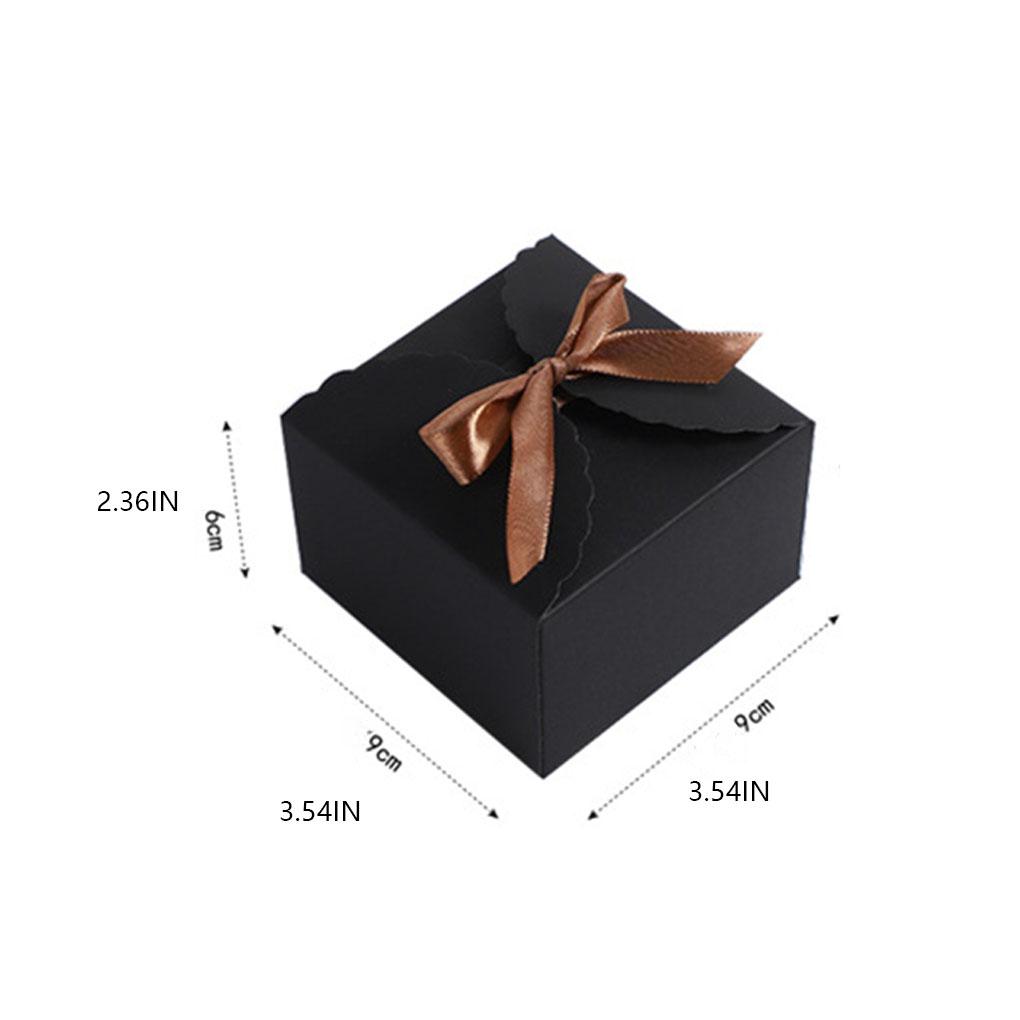 12PCS Gift Box Lightweight Foldable Handmade Large Capacity Package Boxes Handle Bowknot Jewelry Holder Bracelet