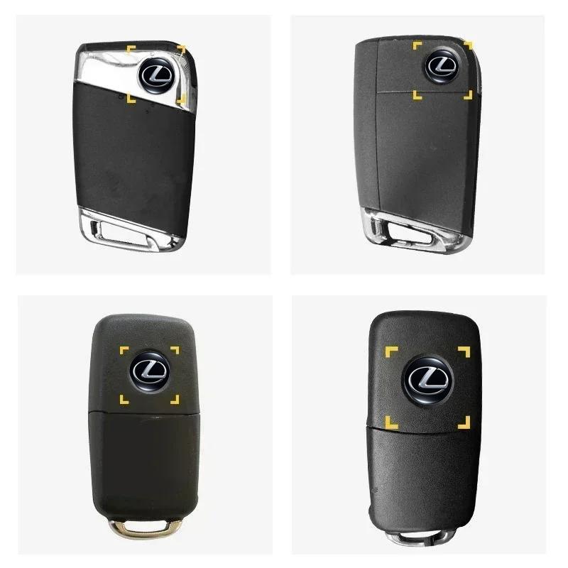AFS1 Car Remote Key Emblem Sticker Aluminum Keys Decoration Decal For Lexus F SPORT ES RX NX LS UX LM LX GX LC RZ IS CT GS RC HS SC